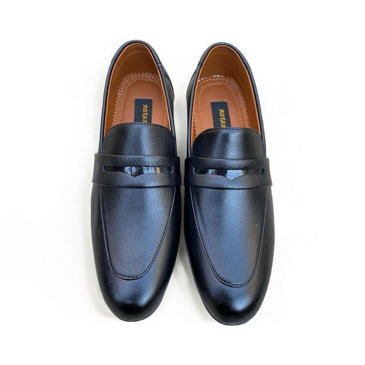 Casual Blue Synthetic Leather Dress Shoes