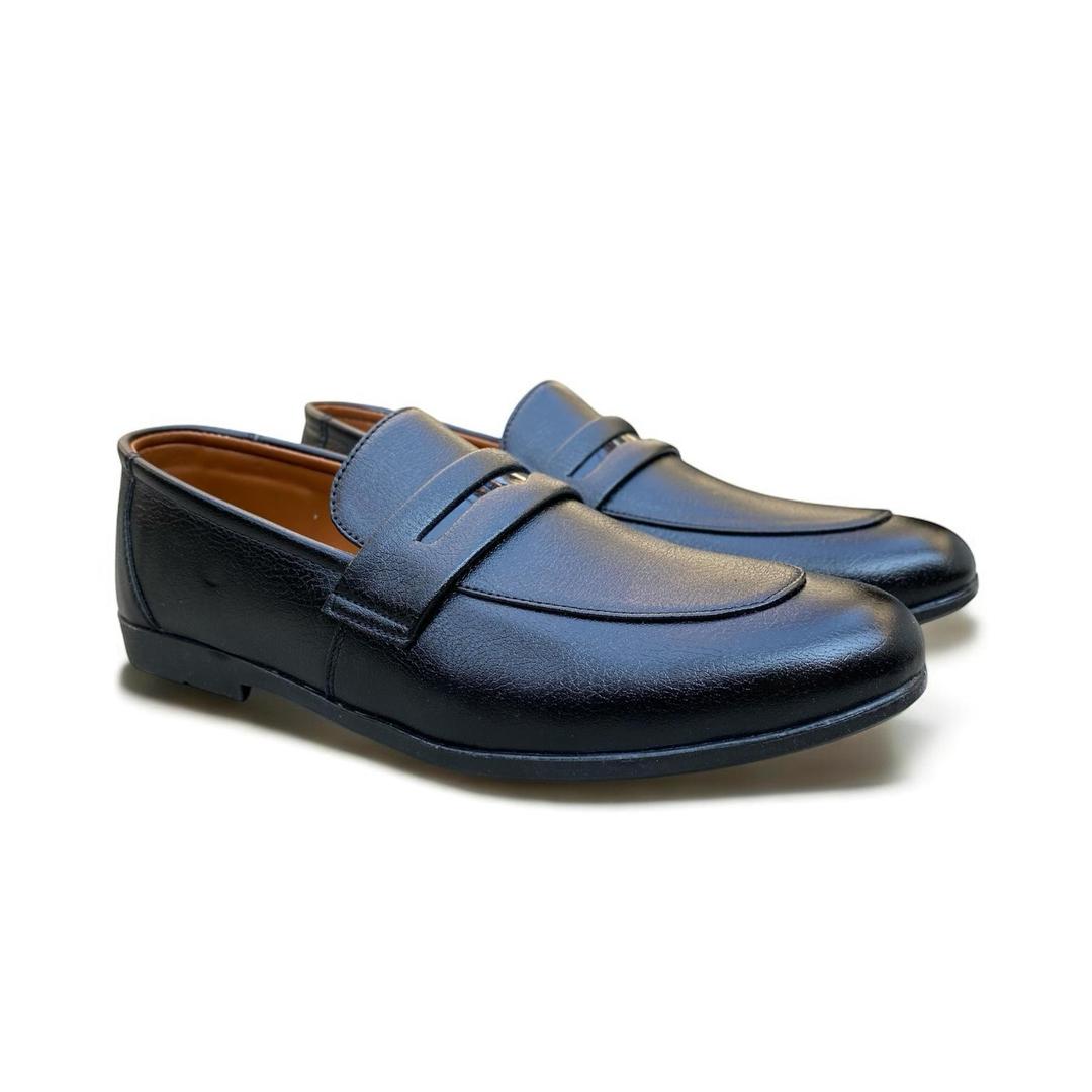 Casual Blue Synthetic Leather Dress Shoes