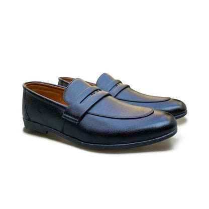 Casual Blue Synthetic Leather Dress Shoes